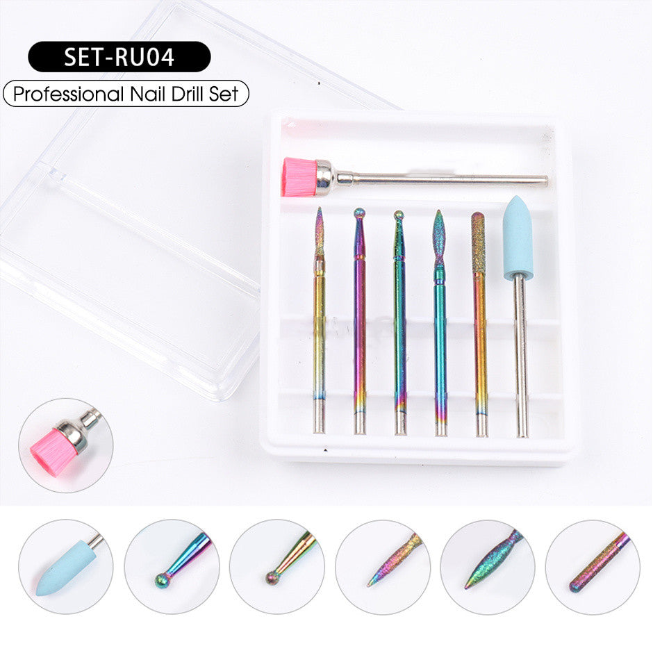 Grinding Head Drill Set Nail Enhancement Tool