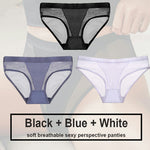 Women's Polyester Seamless Panty Three Piece Set
