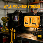 20V Dual-port Fast Charger, Replaceable Charger, Compatible With 12V - 20V Batteries, Equipped With USB And Type-C Charging Interfaces