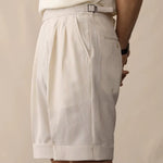 Men's British Breathable Mid-Waist Bubble Fabric Shorts