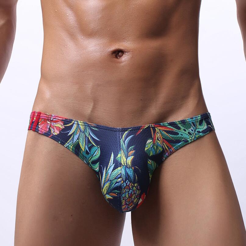 Printed U-shaped Mesh Breathable Moisture-wicking Panty