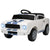 Ride On Car With Remote Control, Adjustable Speed, MP3, Smooth Start, LED Lights, White