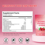 Cranberry Probiotic Gummies  Targets Body Odor, Women's Health, And PH Balance  Vegan 60 Gummies Per Pack