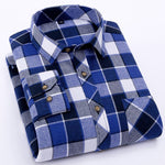 Springautumn Casual Thin Men's Plaid Shirt
