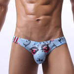 Printed U-shaped Mesh Breathable Moisture-wicking Panty