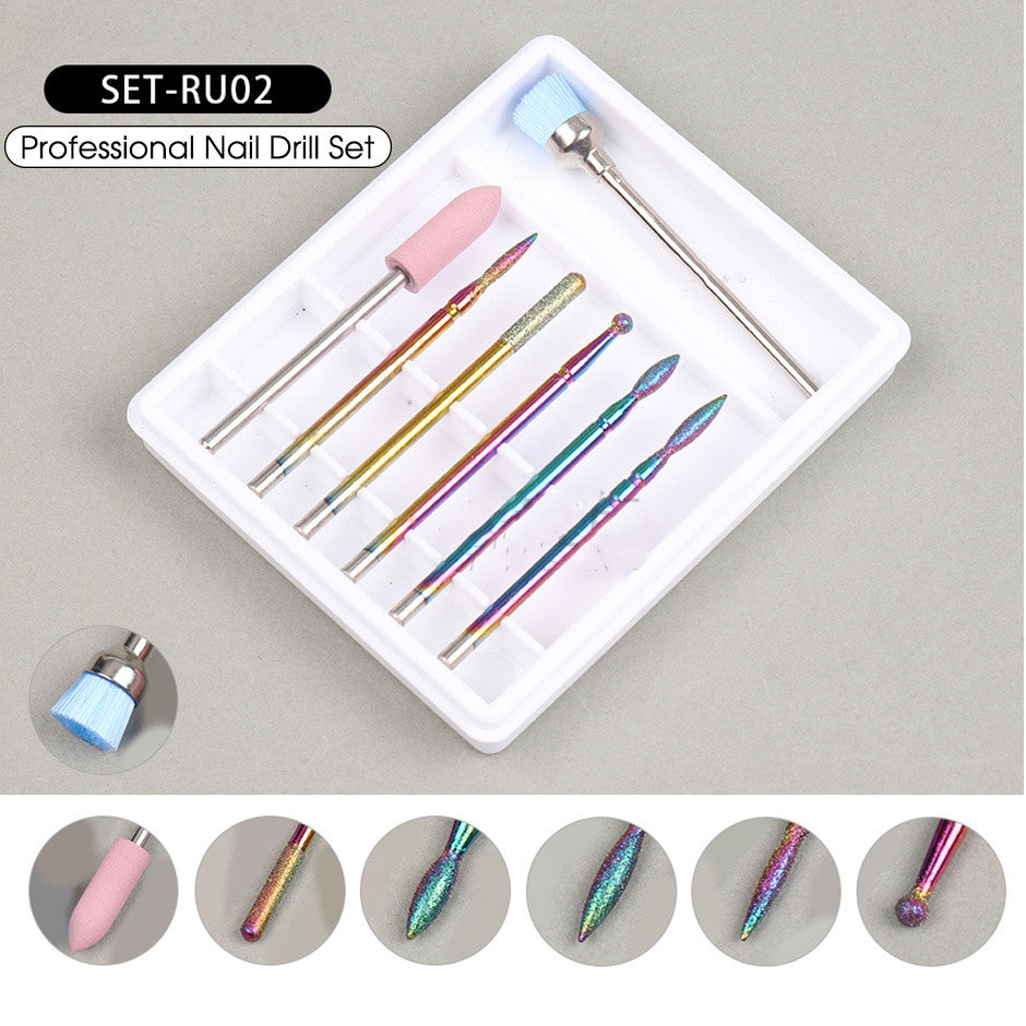 Grinding Head Drill Set Nail Enhancement Tool