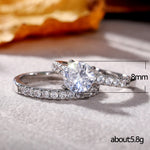 Fashionable Best-selling Women's Zircon Couple Rings
