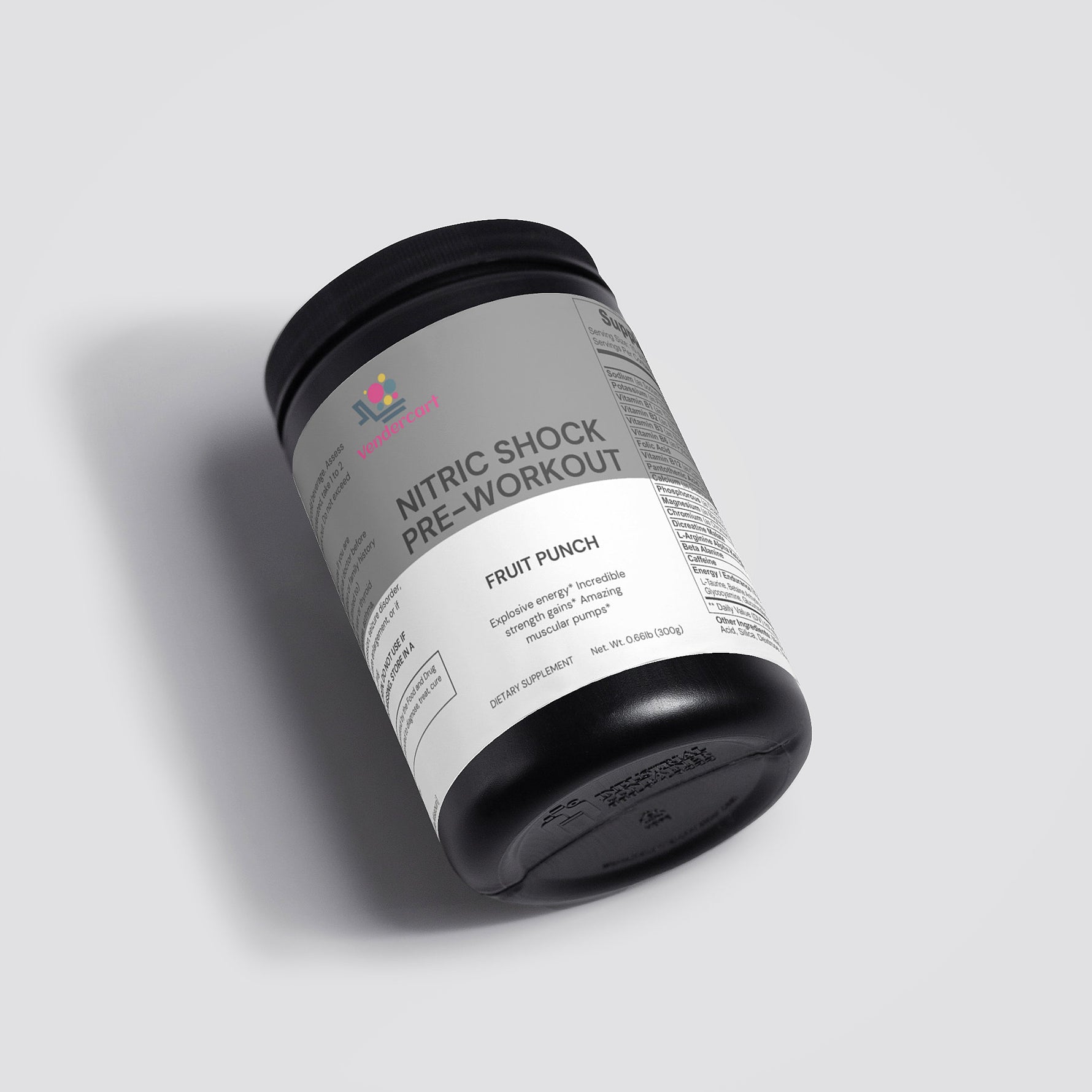 Nitric Shock Pre Workout Strength, Energy, Endurance, And Mental Focus Booster