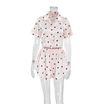 Women's New Best-Selling Heart-Print Set