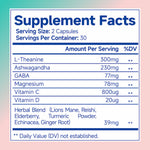 Ashwagandha For Women Supplement With L-Theanine Magnesium, Stress Relief, Focus And Relaxation Support Anxiery Pill