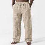 Men's Loose Casual Pants Linen Breathable Sweatpants