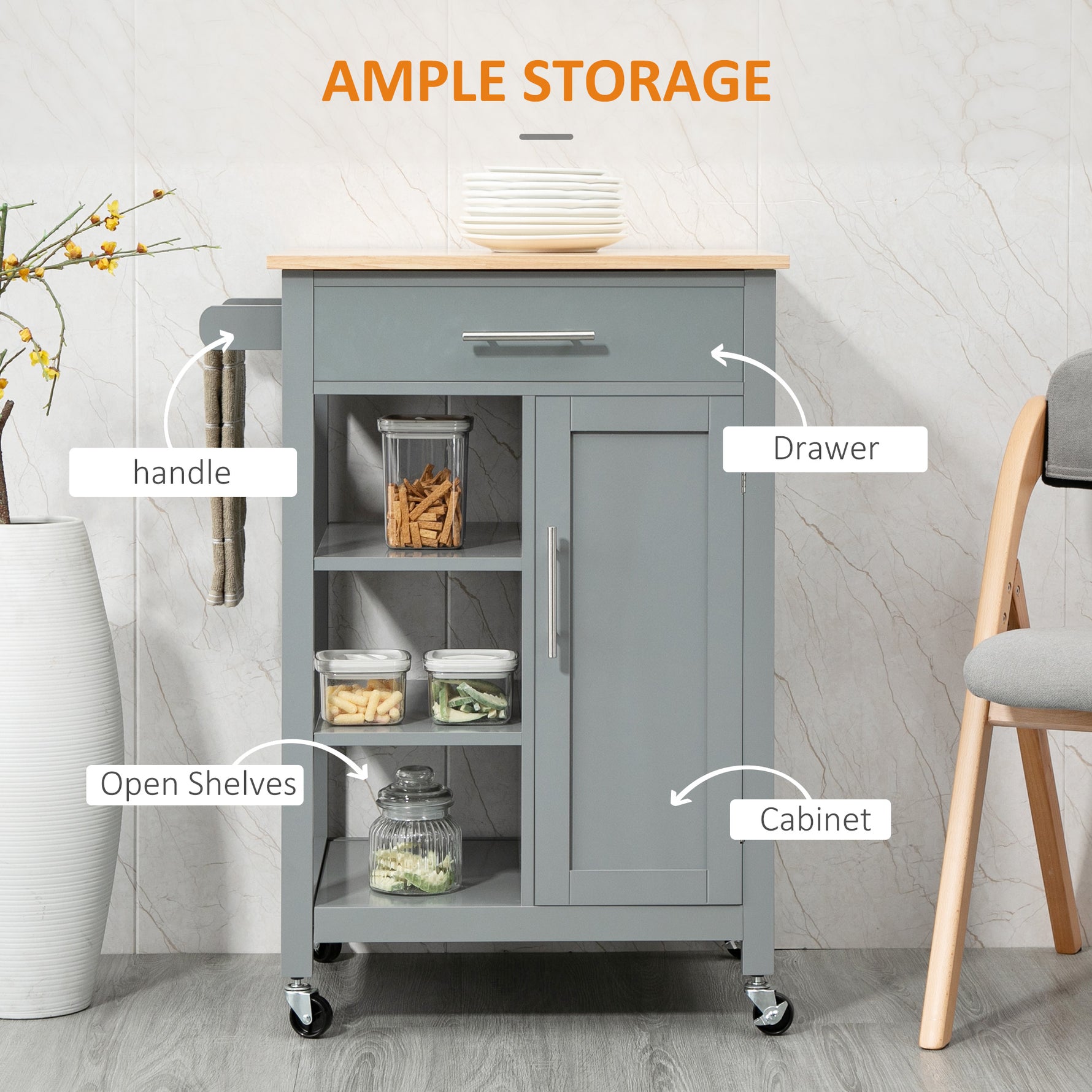 Kitchen Island Cart