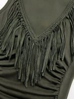 New Womens Fashionable Casual Tassel Dress