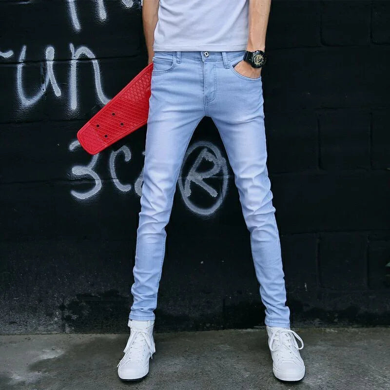 Casual Mature Slim-fit Breathable Skinny Pants
