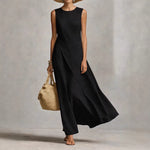 Asymmetrical Hem Modern Womens Style Dress