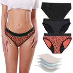 Women's Fashion Cotton Printing Four-layer Sanitary Panty
