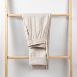 Linen Elastic-waist Casual Pants Thin And Loose-fitting Trousers