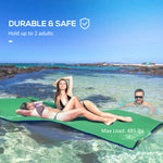 9 X 6 Lily Pad Water Mat For 2 Adults, Floating Water Pad For Lake, Pool, Ocean, Beach, And Boating, Green