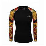 Women's Sports Long Sleeve Printed Tight Yoga Clothing