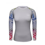 Women's Sports Long Sleeve Printed Tight Yoga Clothing