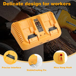 20V Dual-port Fast Charger, Replaceable Charger, Compatible With 12V - 20V Batteries, Equipped With USB And Type-C Charging Interfaces