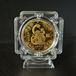 Snake Year Commemorative Medal Color Gold Plated Silver Plated
