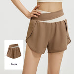 Anti-exposure High-waist Three-quarter Pants Outdoor Yoga Pants