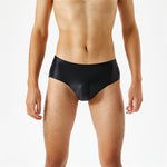 Seamless Crotch One Piece Oily Glossy Silky Panty