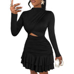 Autumn New Arrival Tight-Fitting Sexy Long-Sleeve Dress