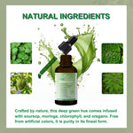 Soursop Drops 10-in-1 With Seaweed, Moringa, Black Seed Oil, Oregano, Ashwagandha, Chlorophyll  Herbal Extracts Promote Overall Health  Vegan 2 Fl Oz