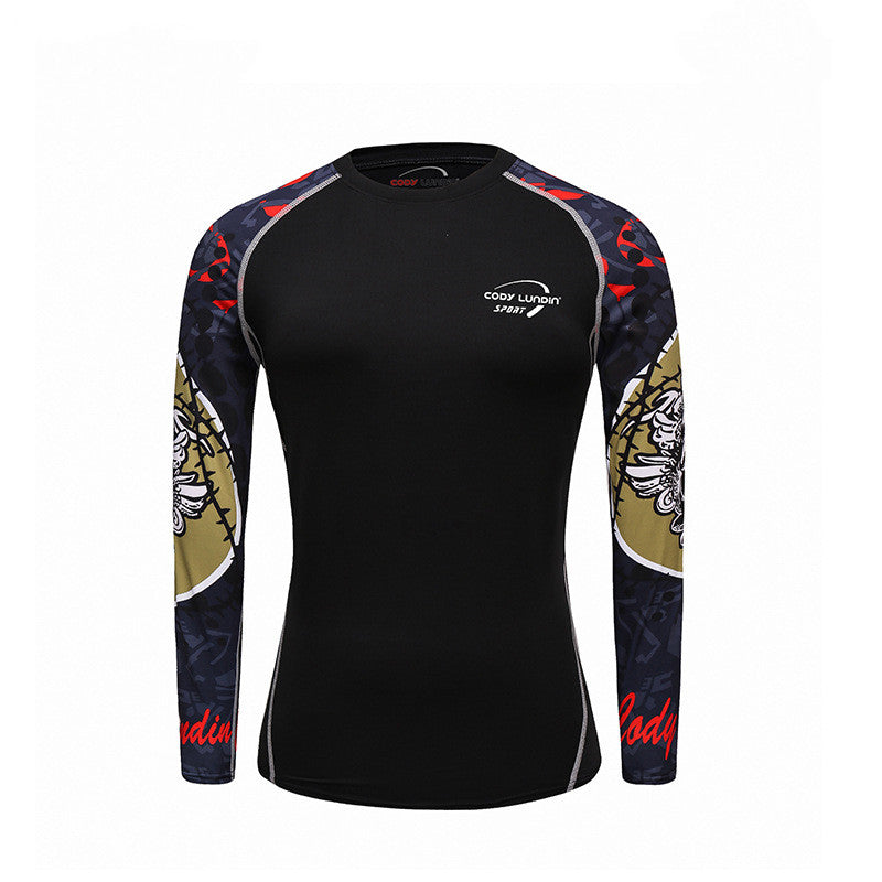 Women's Sports Long Sleeve Printed Tight Yoga Clothing