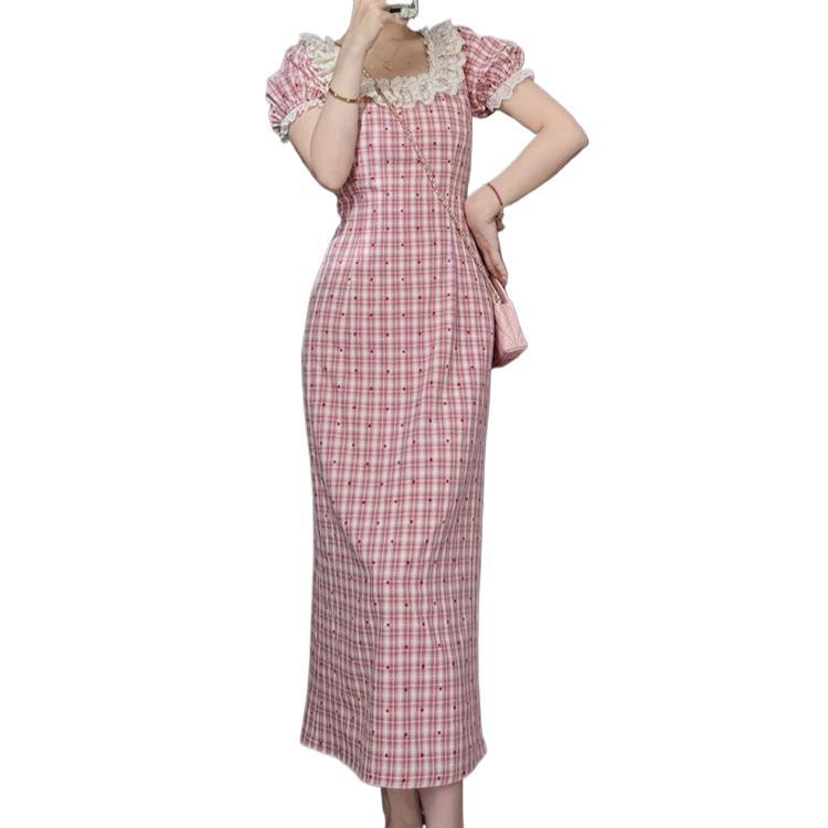 Compact Yet Stunning A One-of-a-kind, Beautifully Lacy Long Dress