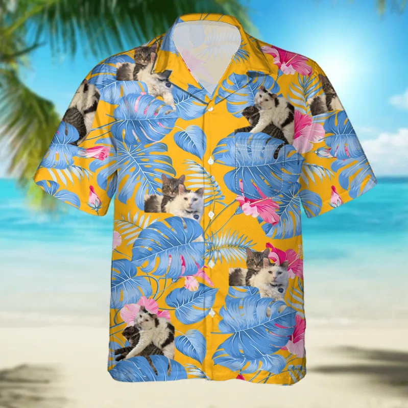 3D Digital Print Hawaiian Men's Casual Shirt