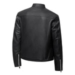 Men's PU Leather Jacket For Spring And Autumn