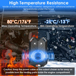 2 Pack Under Hood Ultrasonic Rodent Repeller Rodent Control Deterrent Chaser Blocker For Vehicle Indoor With Strobe Light 3 Power Supplies
