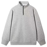 Men's Fleece-Lined Cotton Mock Neck Top