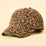 Cross-border European And American Trendy Fashion Full-pattern Leopard-print Baseball Cap, Girlie Style Streetwear, Versatile For All Occasions, Suitable For Outdoor Wear.