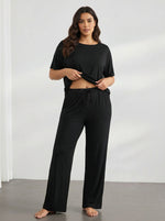 Best-selling Casual Long-sleeve Top And High-waisted Pants Set