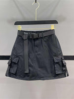 New Fashionable And Casual Pocket Bodycon Mini Skirt