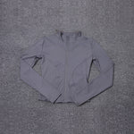 Women's New Fleece-lined Yoga Exercise Jacket Long-sleeved Yoga Clothing Top
