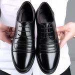 Men's Low-Cut Casual Cowhide Leather Shoes