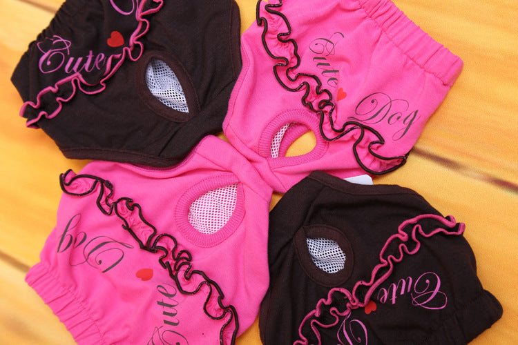 Lace Pet Physical Dog Safety Sanitary Panty Sanitary