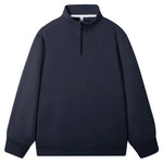 Men's Fleece-Lined Cotton Mock Neck Top