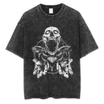 Men's Fashion Washed Streetwear Graphic Prints