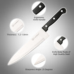 19-piece Knife Set, German Steel, Durable, Dishwasher-safe, Kitchen Knife Set With Built-in Sharpener For Chopping, Slicing, Dicing And Cutting
