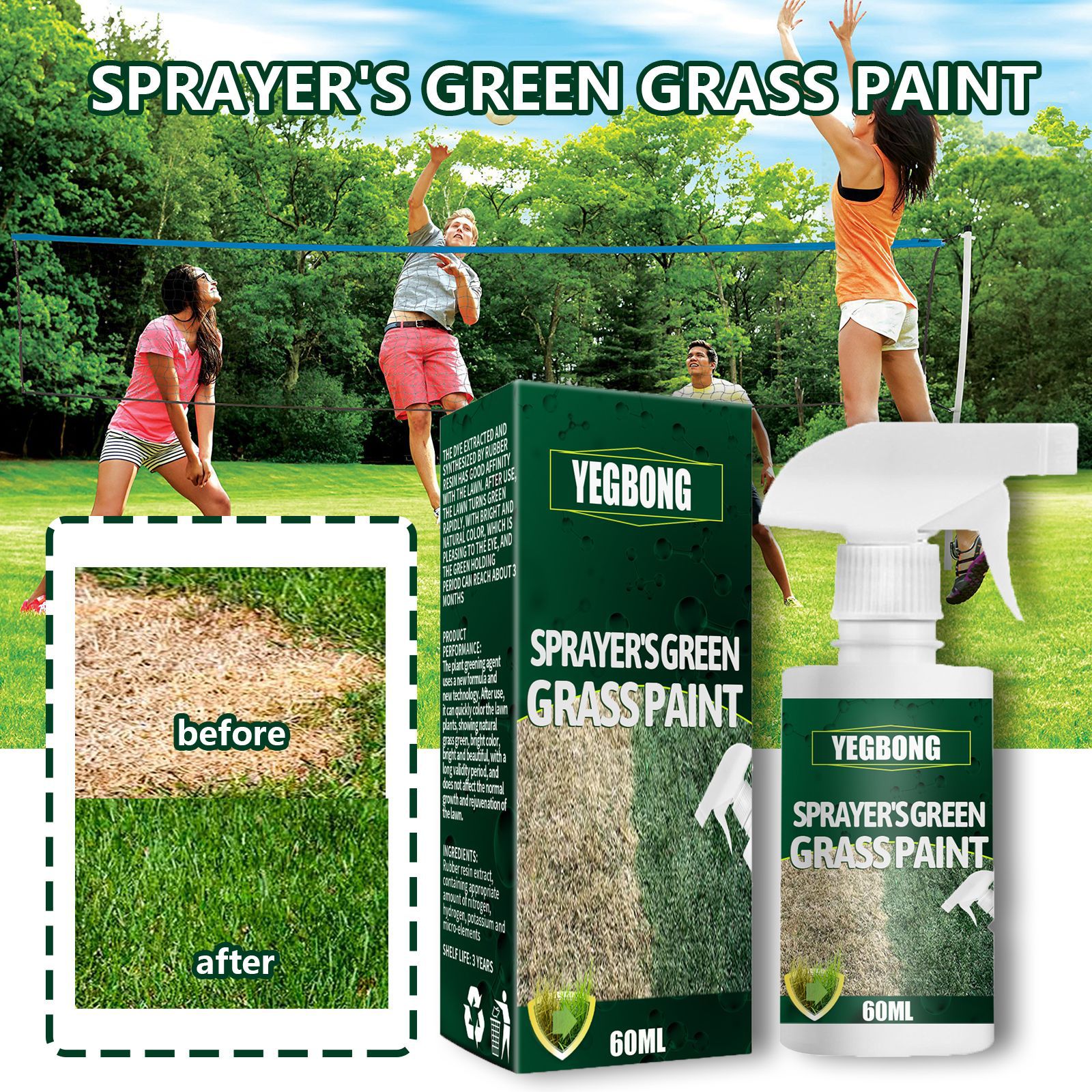 Plant Greening Agent Maintenance And Color Enhancement
