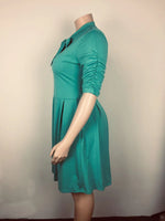 Best Selling Patchwork Bow Oversized Dress