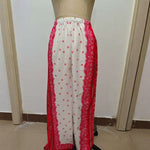 Jacquard Casual Set Womens Printed Wide-Leg Pants Two-Piece Set