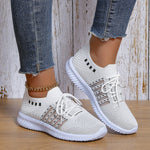 Women's Casual Mesh Running Sneakers – Breathable, Lightweight