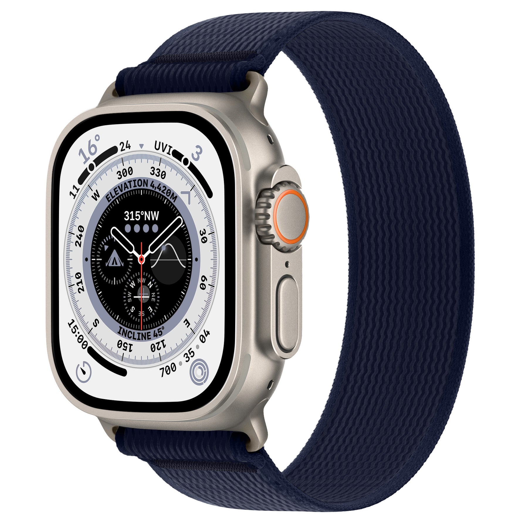 Wild Diameter Single Ring Strap Integrated Nylon Watchband